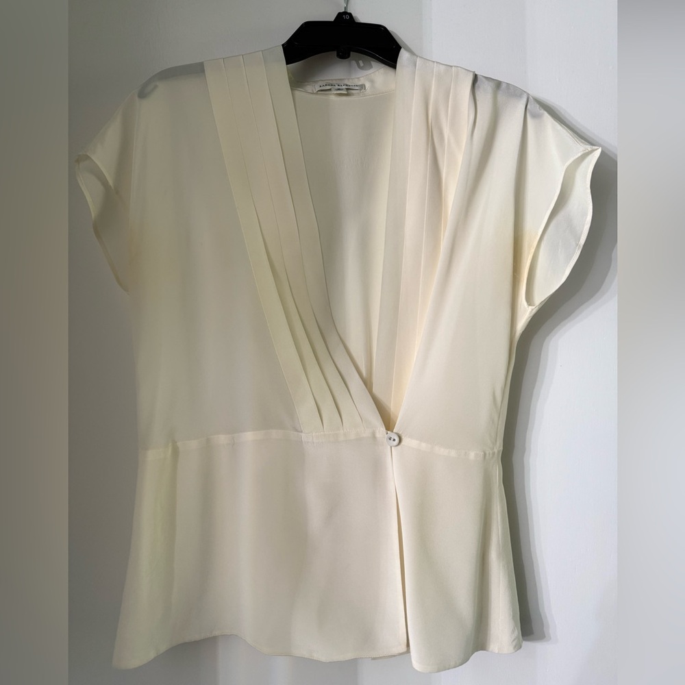 Banana Republic Cream Blouse